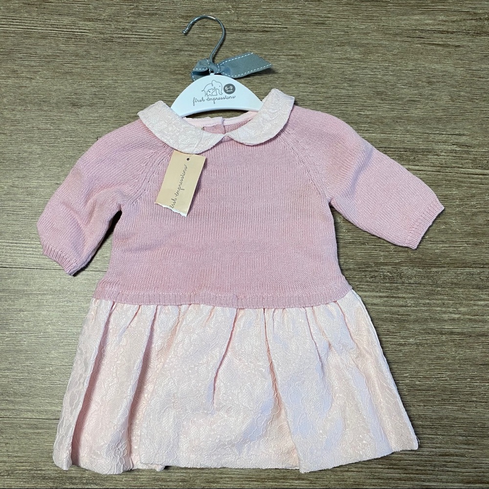 First Impression Baby Girls Layered Lace Dress